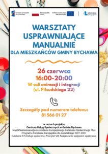 warsztaty manualne 26,06