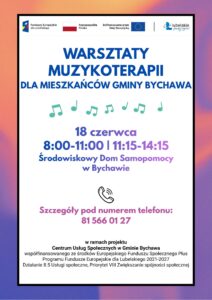 warsztaty muzykoterapia 18 czerwiec SDS