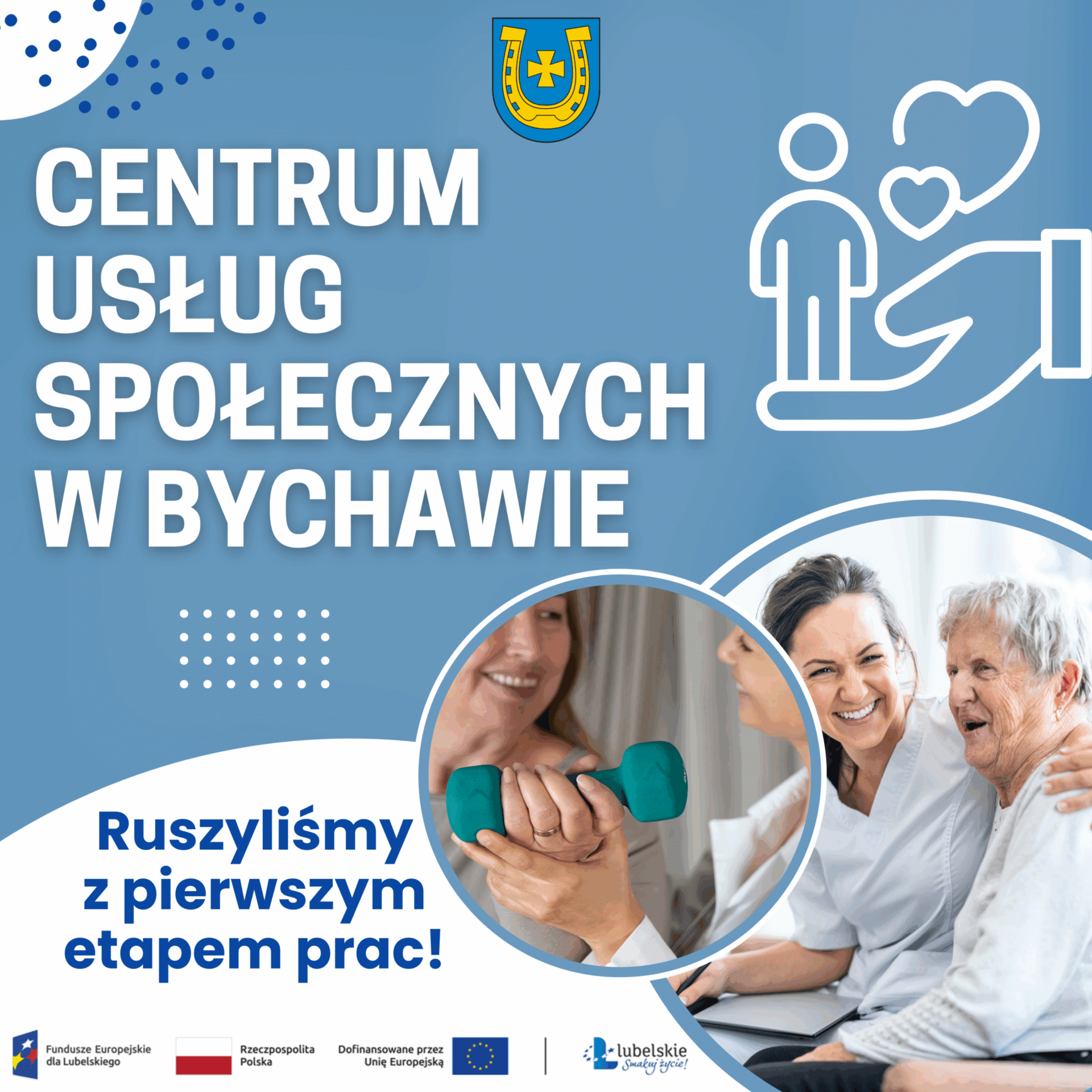CENTRUM USLUG SPOLECZNYCH W BYCHAWIE RUSZYLISMY Z PIERWSZYM ETAPEM PRAC scaled 1