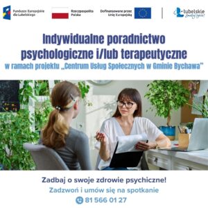 INDYWIDUALNE PORADNICTWO PSYCHOLOGICZNE ILUB TERAPEUTYCZNE - CUS